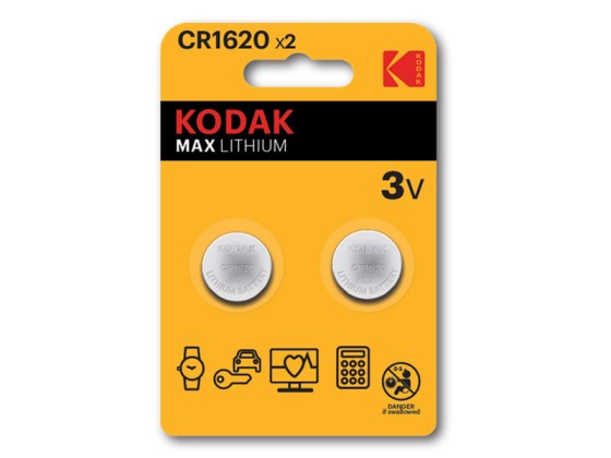 kodak max lithium cr 1620 2 3v